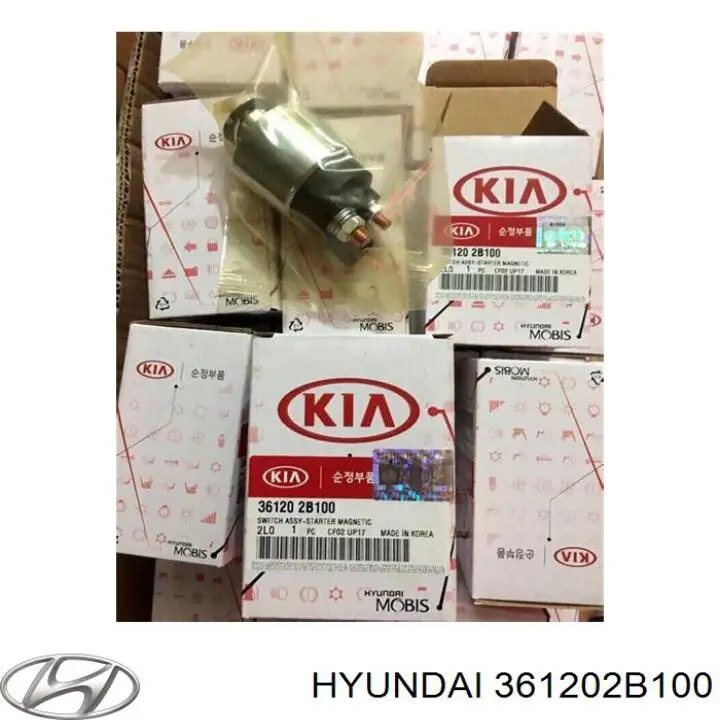 Elektromagnes rozrusznika Hyundai/Kia 361202B100 cena, od 23,93 USD