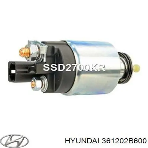 Elektromagnes rozrusznika Hyundai/Kia 361202B600 cena, od 120,10 USD