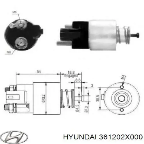 361202X000 Hyundai/Kia Elektromagnes rozrusznika