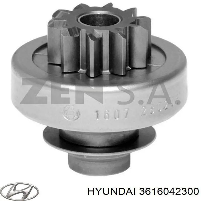 Do koszyka 3616042300 Hyundai/Kia Bendiks rozrusznika