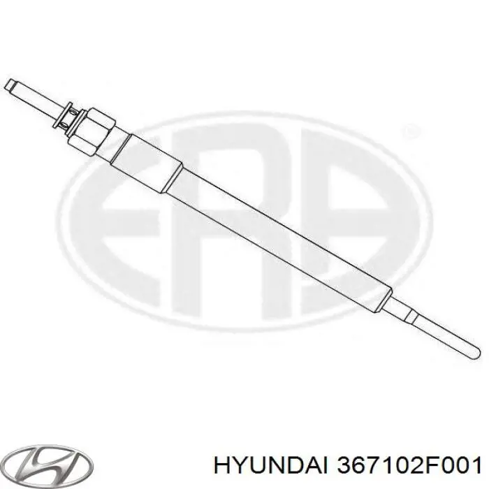 Do koszyka 367102F001 Hyundai/Kia Świeca żarowa