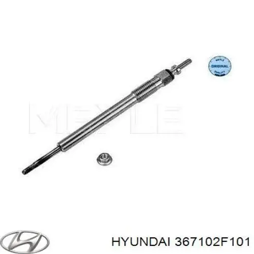 Do koszyka 367102F101 Hyundai/Kia Świeca żarowa