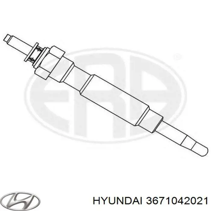 Świeca żarowa Hyundai/Kia 3671042021 cena, od 15,77 USD