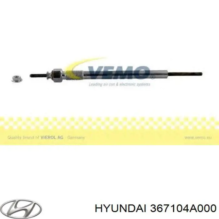 Świeca żarowa Hyundai/Kia 367104A000
