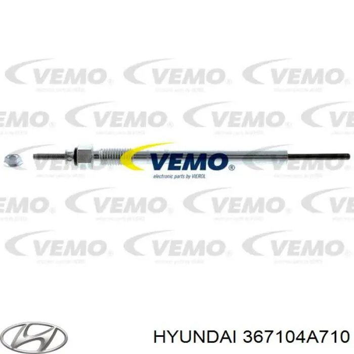 Świeca żarowa 367104A710 Hyundai/Kia