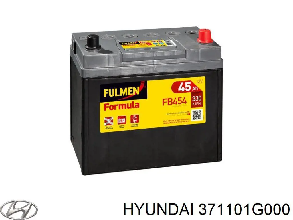 Bateria (akumulator) Hyundai/Kia 371101G000 cena, od 10,10 USD