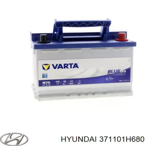 Do koszyka 371101H680 Hyundai/Kia Bateria (akumulator)