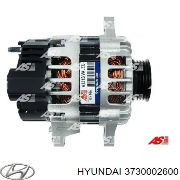 3730002850 Hyundai/Kia alternator