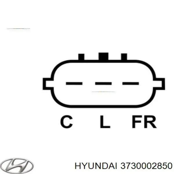 3730002850 Hyundai/Kia Alternator