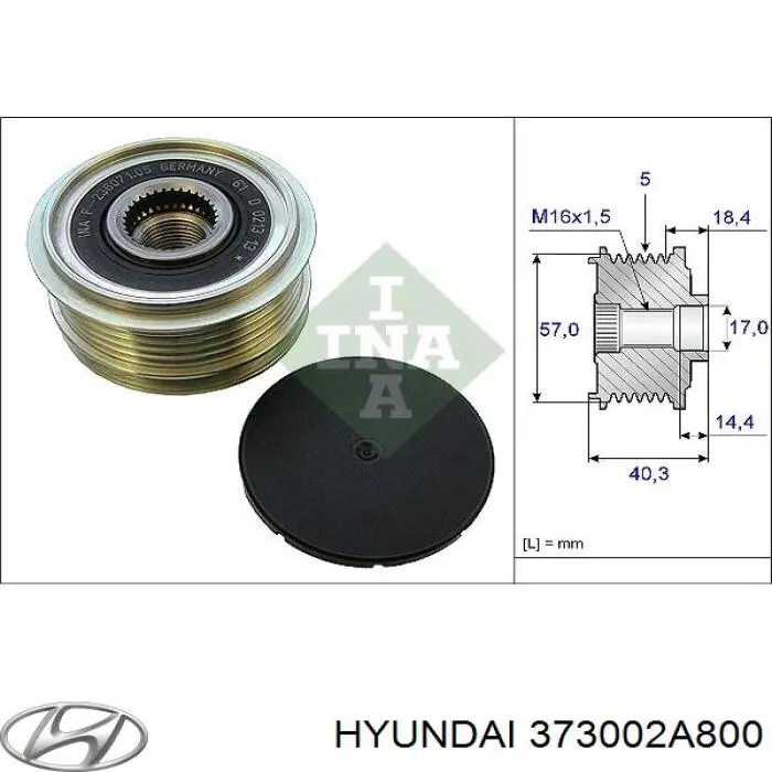 373002A800 Hyundai/Kia alternator