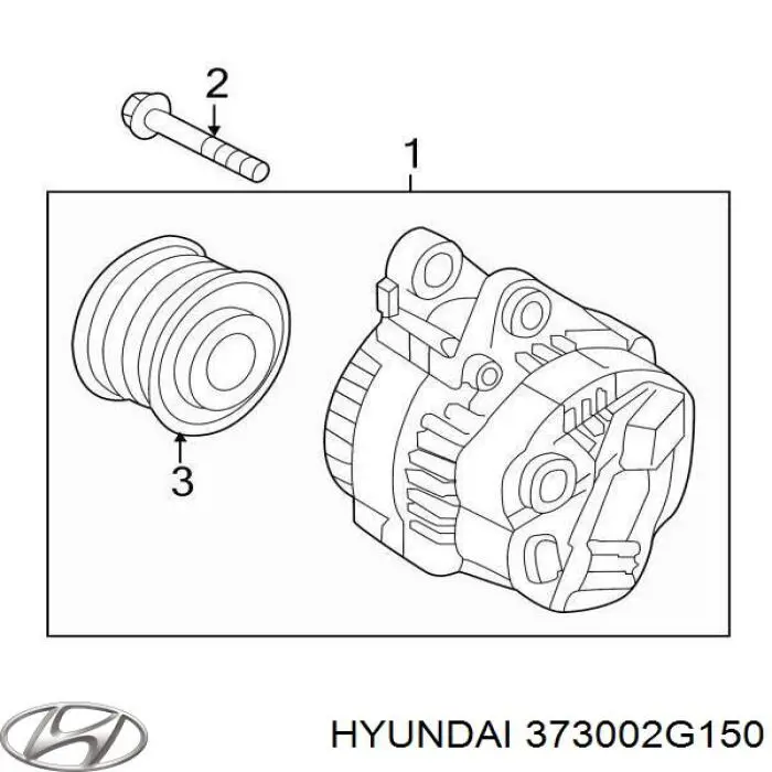 373002G150 Hyundai/Kia Alternator