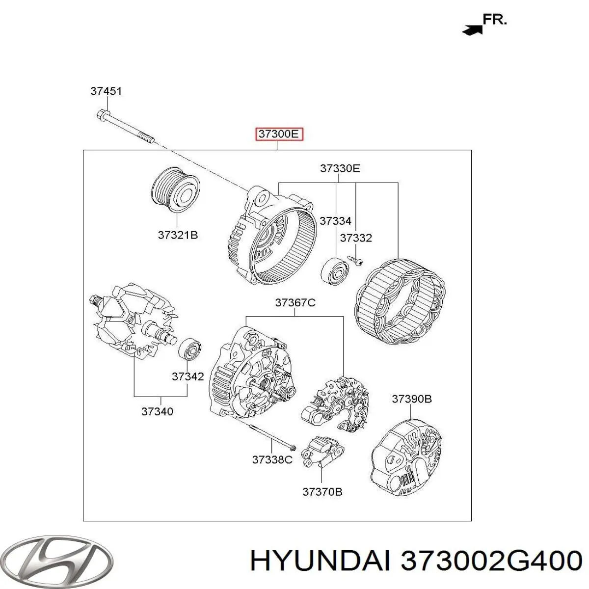  Alternator Hyundai Sonata 6
