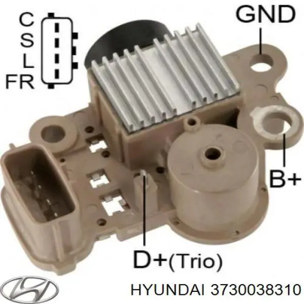Do koszyka 3730038310 Hyundai/Kia Alternator