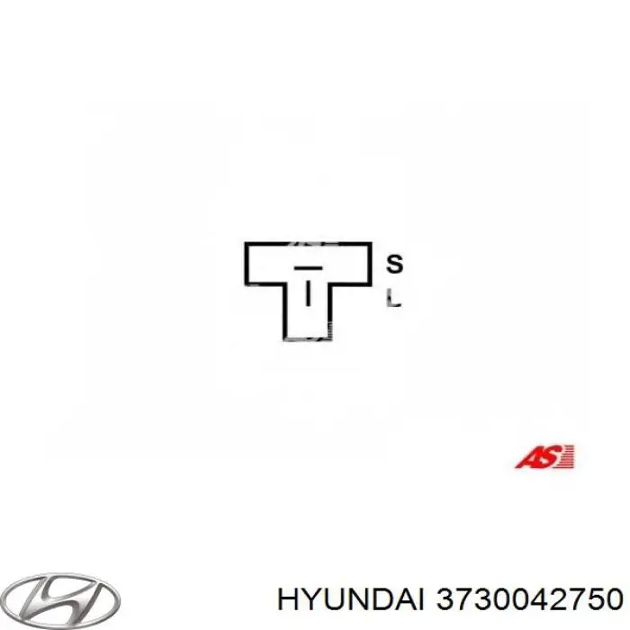 Do koszyka 3730042750 Hyundai/Kia Alternator