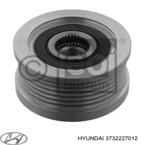 3732227012 Hyundai/Kia Koło pasowe alternatora