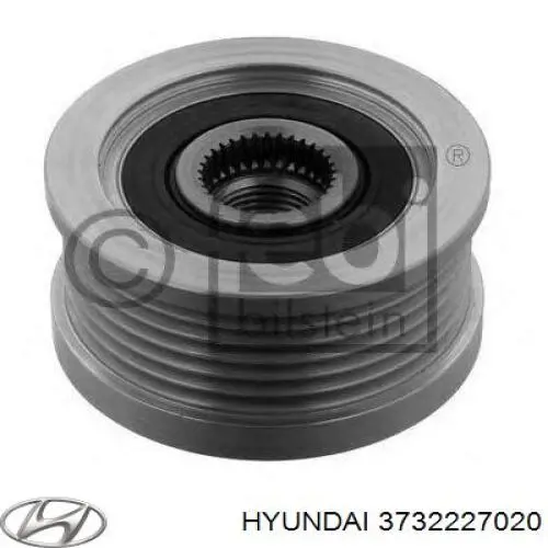 3732227020 Hyundai/Kia Koło pasowe alternatora