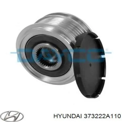 Koło pasowe alternatora 373222A110 Hyundai/Kia