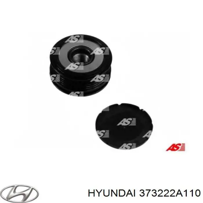 373222A110 Hyundai/Kia Koło pasowe alternatora