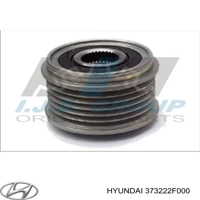 Koło pasowe alternatora Hyundai/Kia 373222F000 cena, od 91,56 USD