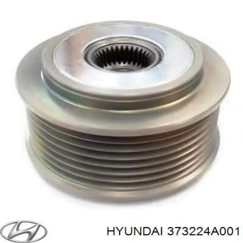 Do koszyka 373224A001 Hyundai/Kia Koło pasowe alternatora