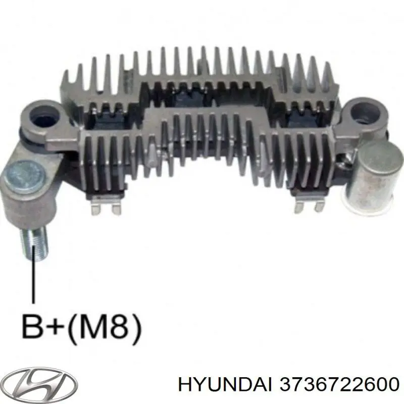 3736722600 Hyundai/Kia Mostek prostowniczy alternatora = Moster diodowy alternatora