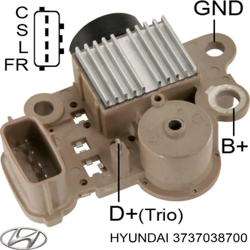 Do koszyka 3737038700 Hyundai/Kia Alternator