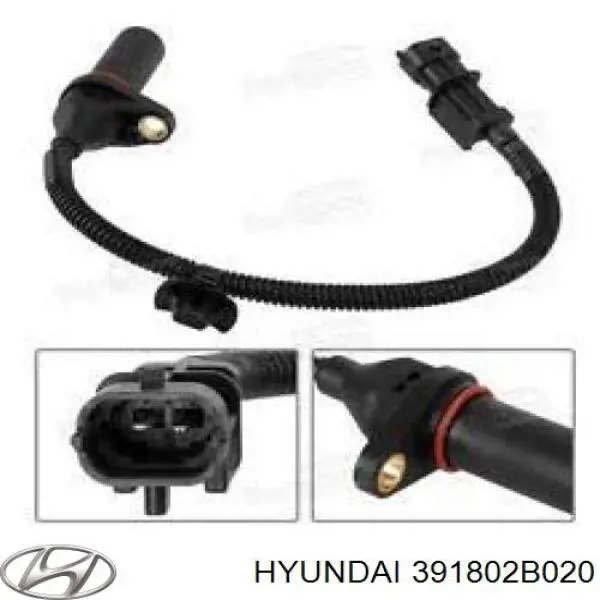 Do koszyka 391802B020 Hyundai/Kia Czujnik położenia wału korbowego