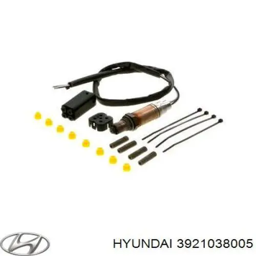 Sonda lambda, czujnik tlenu 3921038005 Hyundai/Kia
