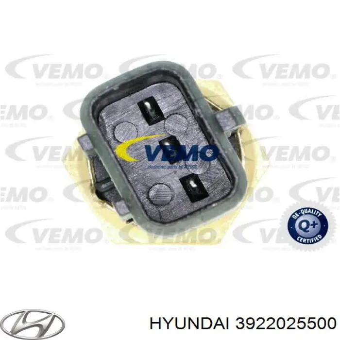 Czujnik temperatury płynu chłodzącego 3922025500 Hyundai/Kia