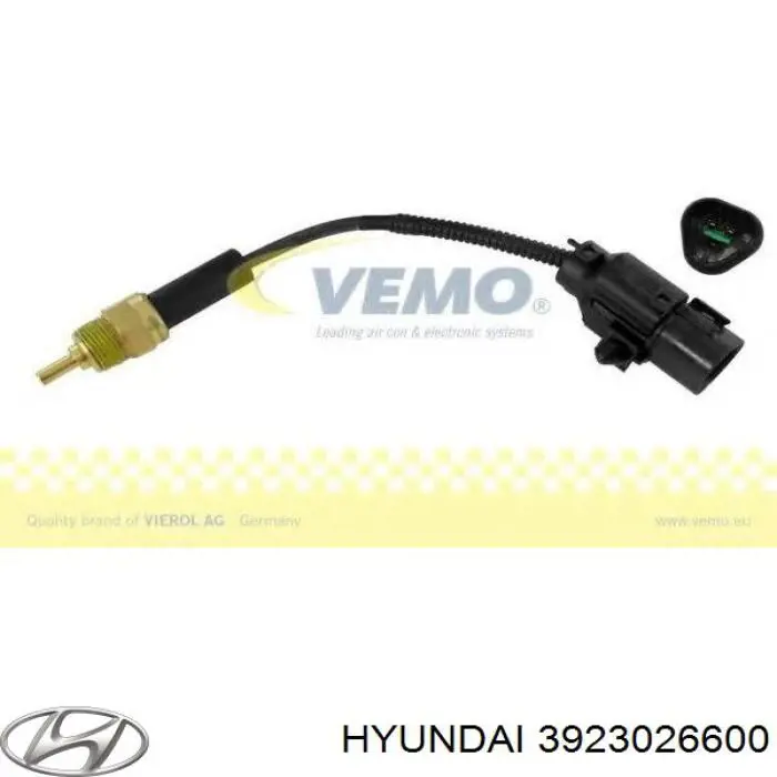 Czujnik temperatury płynu chłodzącego (włączenia wentylatora chłodnicy) Hyundai/Kia 3923026600 cena, od 22,48 USD