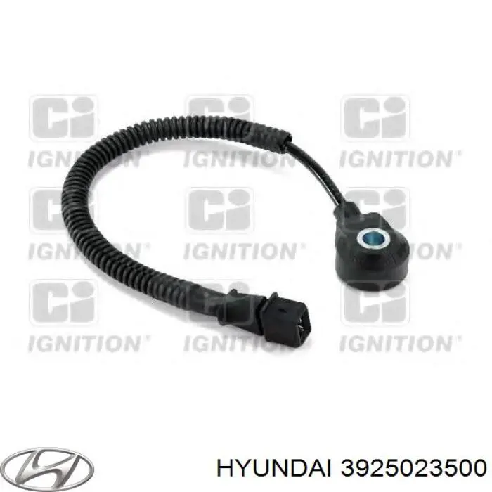 Do koszyka 3925023500 Hyundai/Kia Czujnik stukowy (czujnik spalania stukowego)