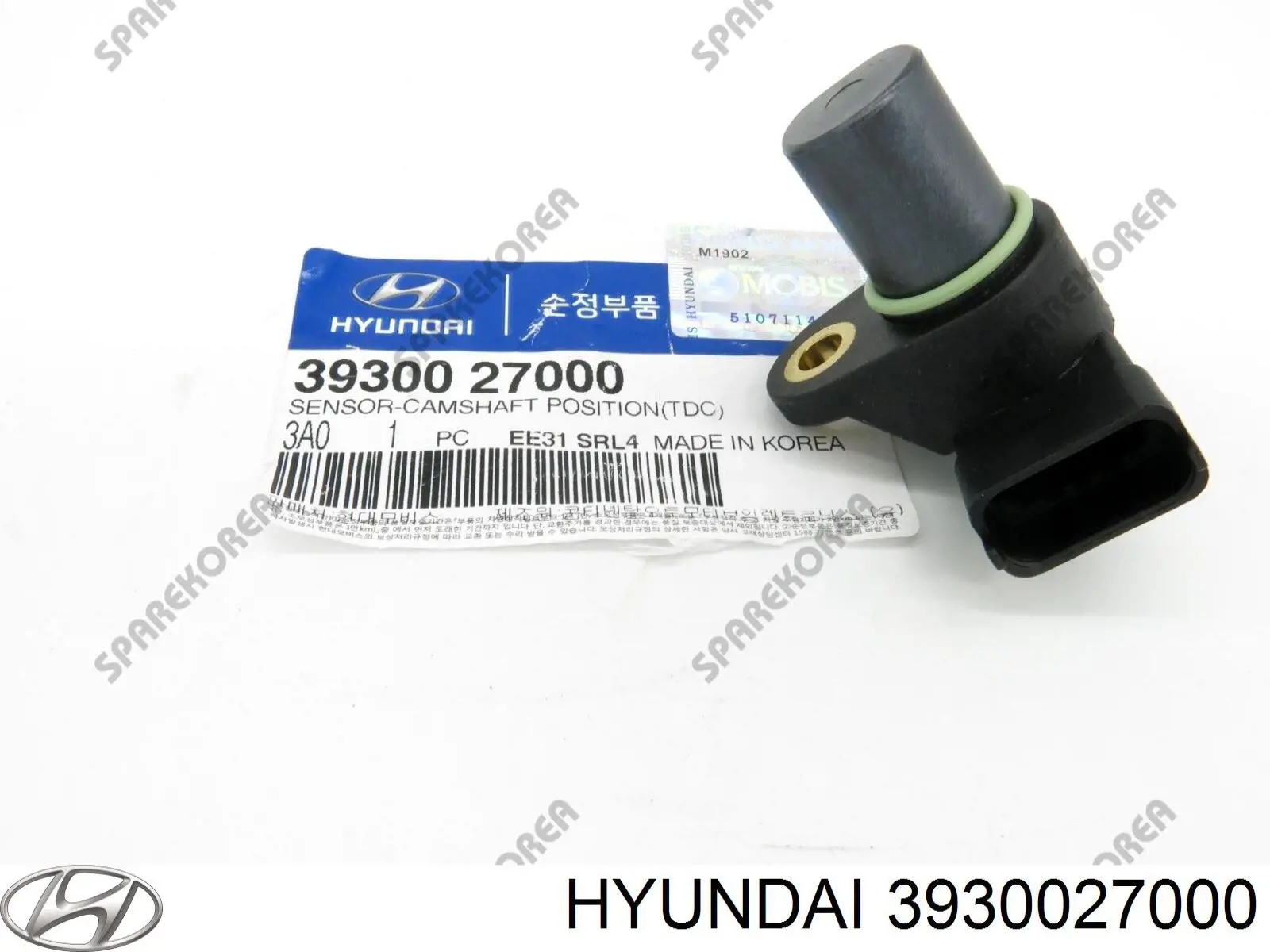 Czujnik położenia wałka rozrządu 3930027000 Hyundai/Kia