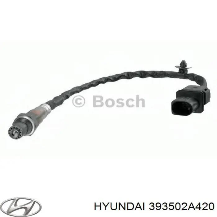 Do koszyka 393502A420 Hyundai/Kia Sonda lambda, czujnik tlenu