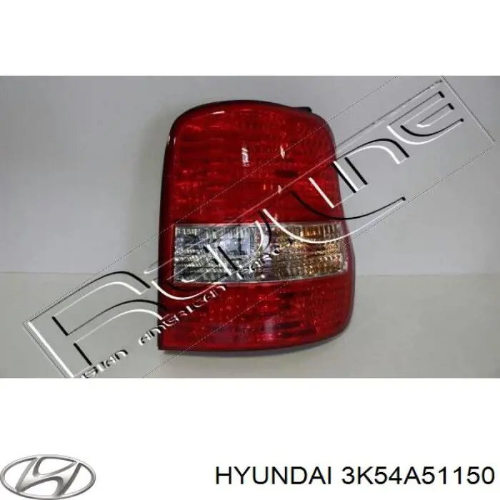 Lampa zespolona tylna prawa Hyundai/Kia 3K54A51150 cena, od 90,24 USD