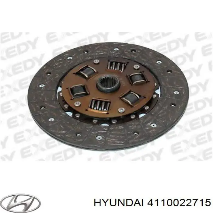 Tarcza sprzęgła Hyundai/Kia 4110022715 cena, od 49,33 USD