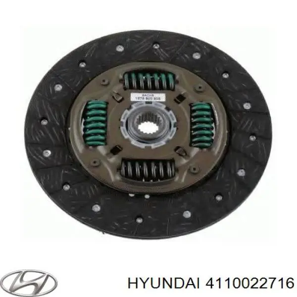 Tarcza sprzęgła Hyundai/Kia 4110022716 cena, od 49,33 USD
