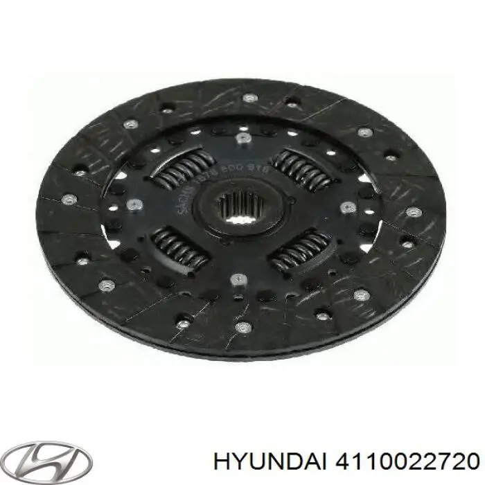 Do koszyka 4110022720 Hyundai/Kia Tarcza sprzęgła