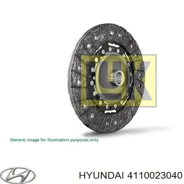 4110023040 Hyundai/Kia Tarcza sprzęgła