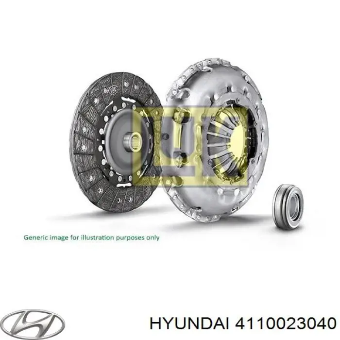 Do koszyka 4110023040 Hyundai/Kia Tarcza sprzęgła
