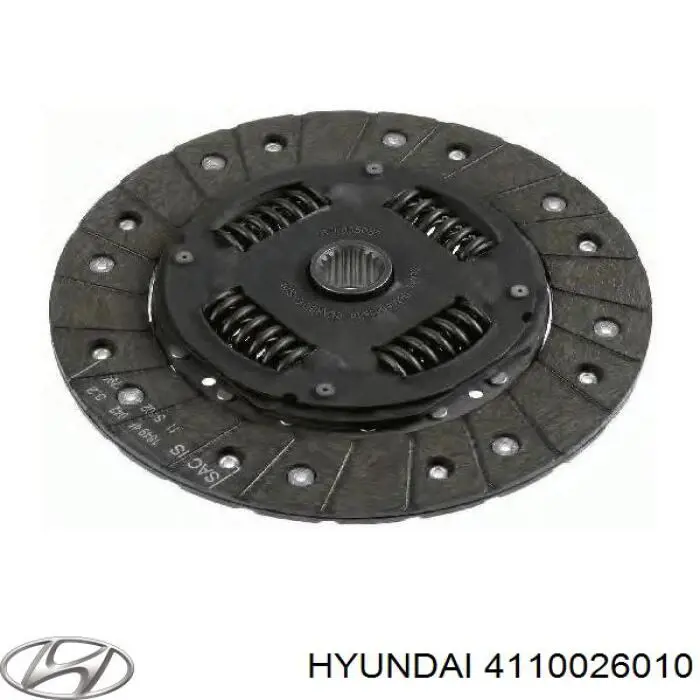 Tarcza sprzęgła Hyundai/Kia 4110026010 cena, od 70,09 USD