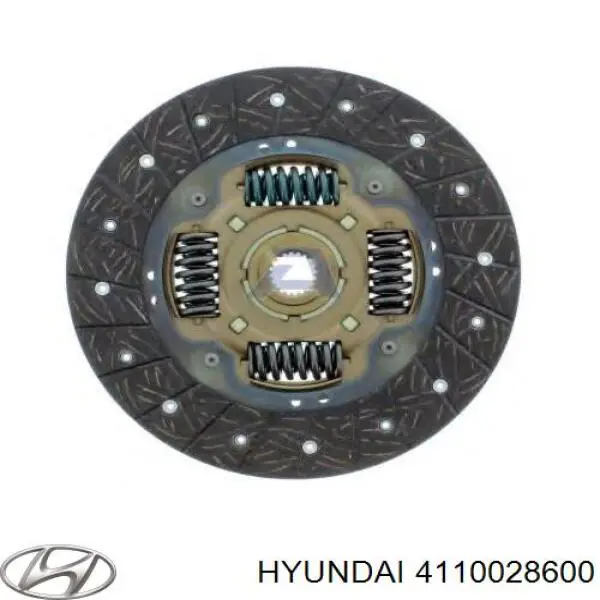Do koszyka 4110028600 Hyundai/Kia Tarcza sprzęgła