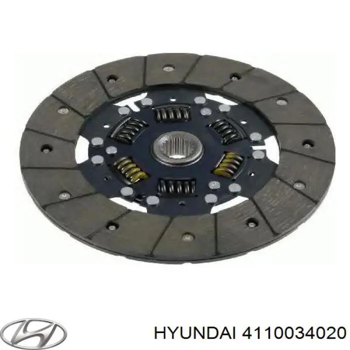 Do koszyka 4110034020 Hyundai/Kia Tarcza sprzęgła