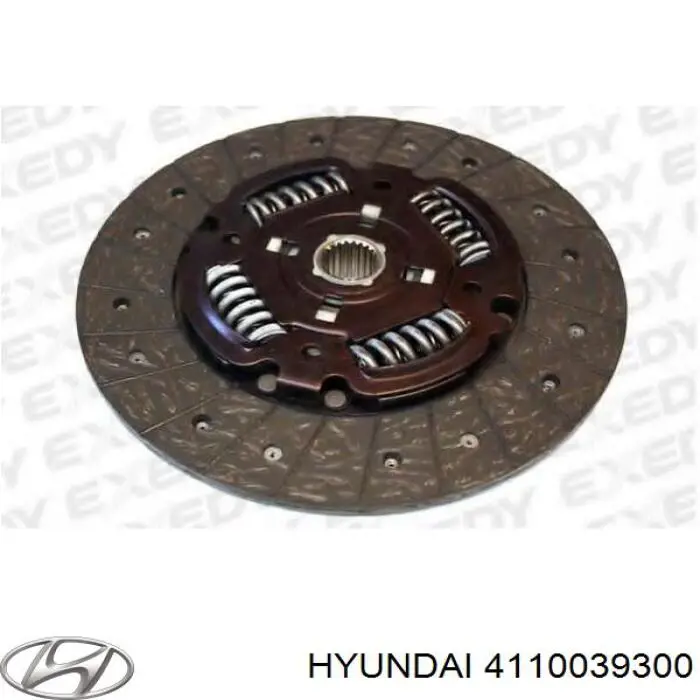Do koszyka 4110039300 Hyundai/Kia Tarcza sprzęgła