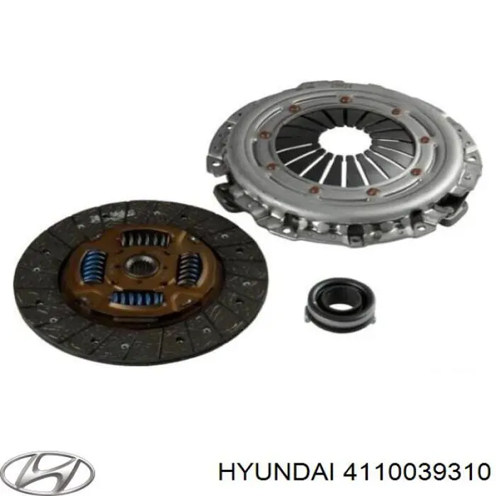 Zestaw sprzęgła (3 części) Hyundai/Kia 4110039310 cena, od 93,11 USD
