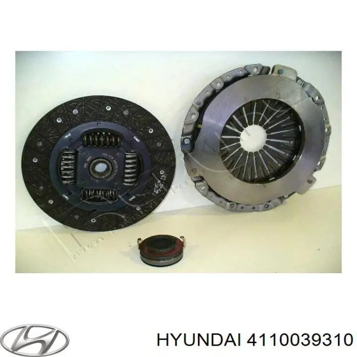 4110039310 Hyundai/Kia Zestaw sprzęgła (3 części)