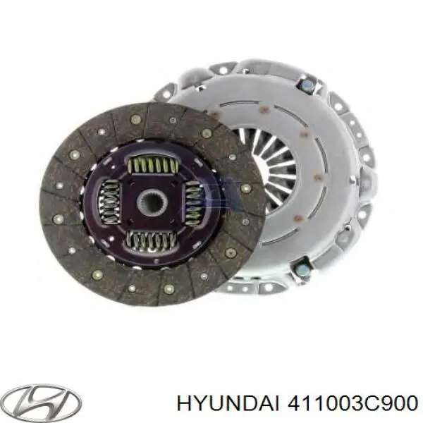 411003C900 Hyundai/Kia Zestaw sprzęgła (3 części)