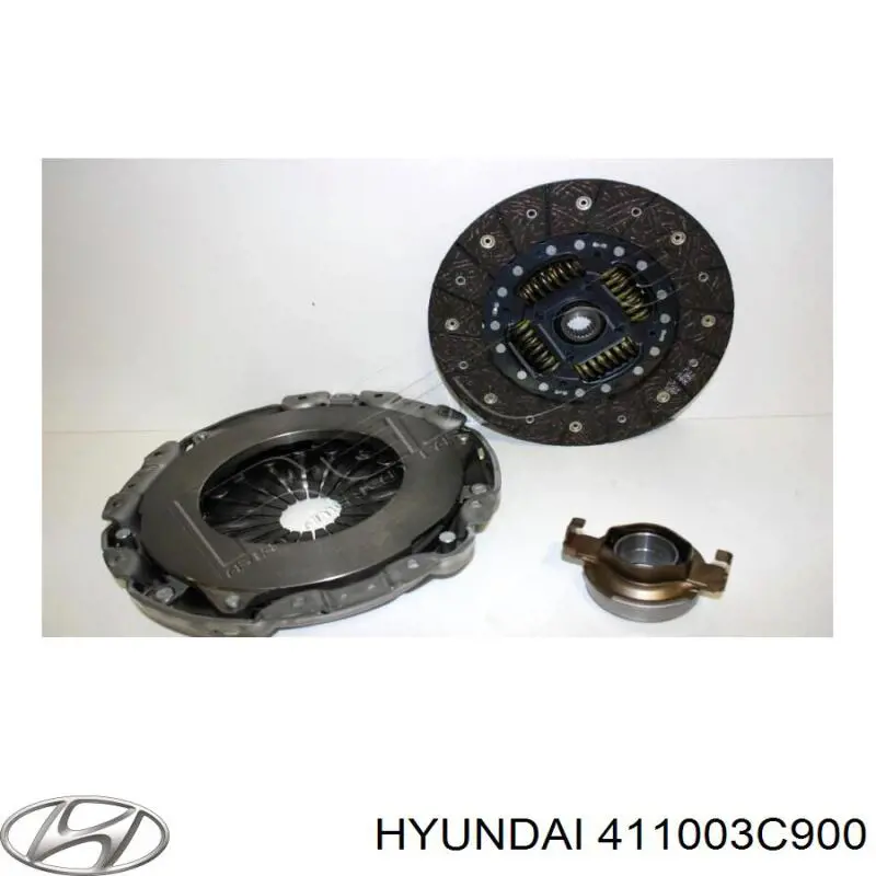 Zestaw sprzęgła (3 części) Hyundai/Kia 411003C900 cena, od 193,56 USD