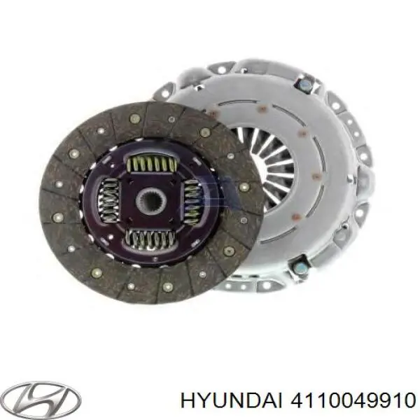 Zestaw sprzęgła (3 części) Hyundai/Kia 4110049910 cena, od 193,56 USD