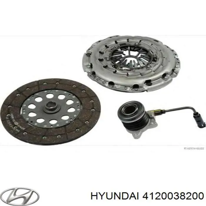 Zestaw sprzęgła (3 części) Hyundai/Kia 4120038200 cena, od 183,50 USD