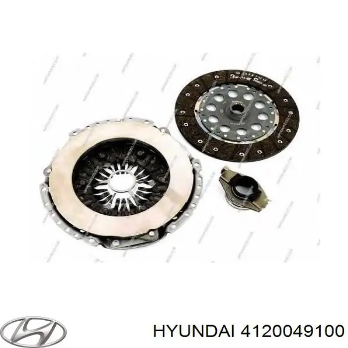 Zestaw sprzęgła (3 części) Hyundai/Kia 4120049100 cena, od 103,86 USD